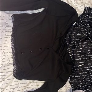cropped long sleeve